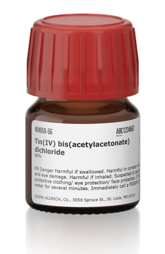 16919-46-3,双(乙酰丙酮)二氯化锡(IV),Tin(IV) bis(acetylacetonate) dichloride